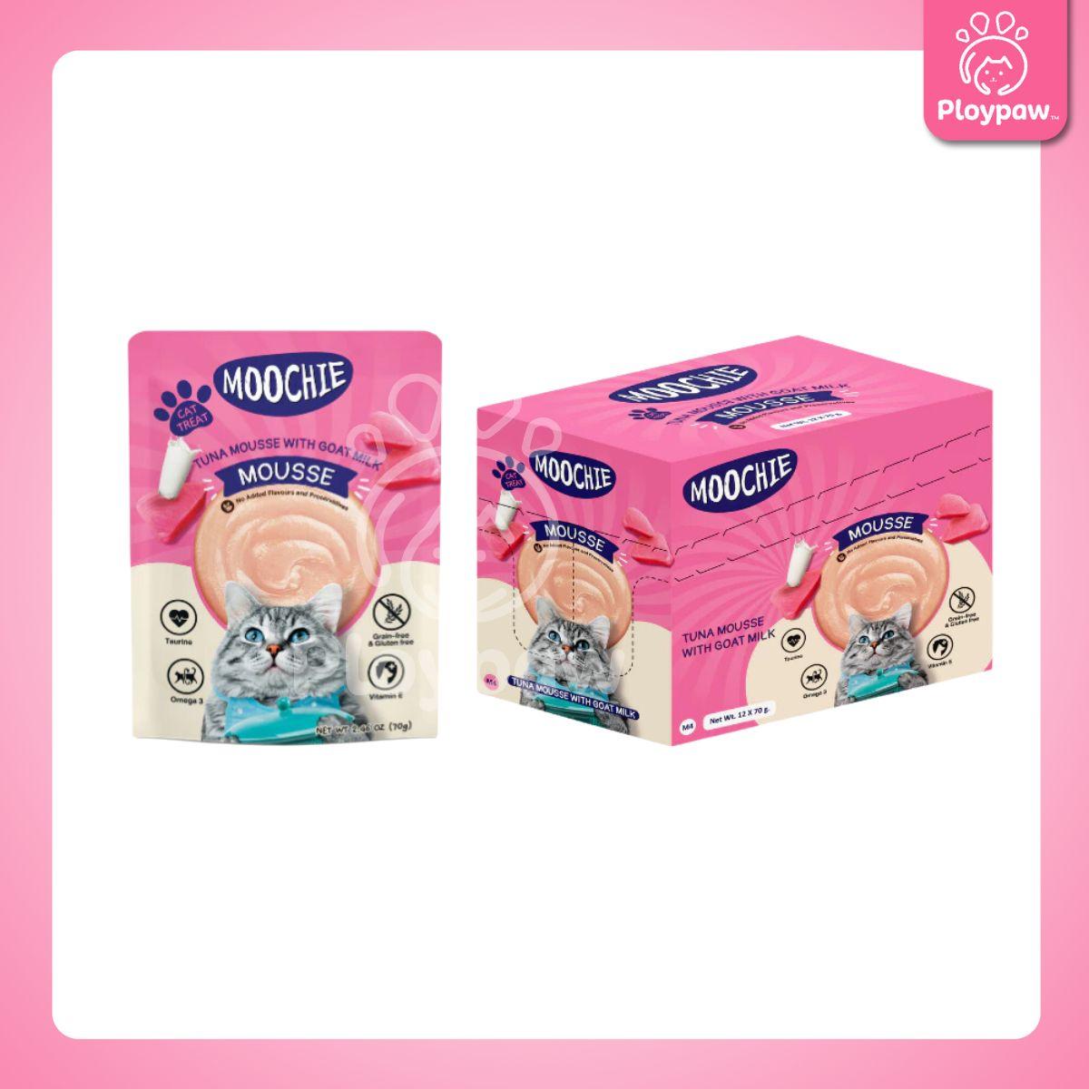 [ยกโหล 12 ซอง] Moochie Pouch มูชี่ อาหารเปียกแมว เพาซ์ 70 กรัม(g.)