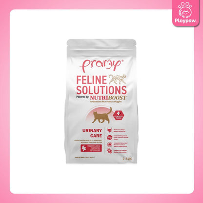 [2.3kg.] อาหารแมวพรามี่ Pramy  Feline Solutions Care สูตรดูแลเฉพาะทาง สำหรับแมว ขนาด 2.3 กก.