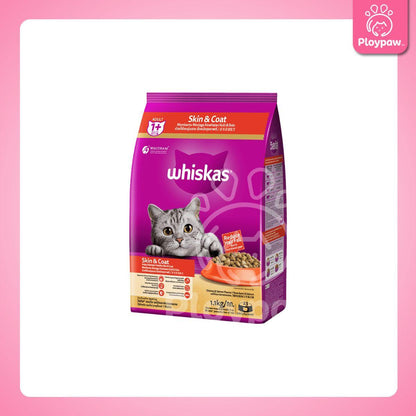 [1.1-1.2kg] Whiskas อาหารเม็ดแมว วิสกัส ขนาด 1.1-1.2 กิโลกรัม(kg.)