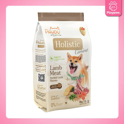 [ยกกระสอบ] Pawdy Holistic อาหารเม็ดสุนัข พอดี้ เกรดพรีเมี่ยม โฮลิสติก ไม่เค็ม ขนาด 6-8 กิโลกรัม
