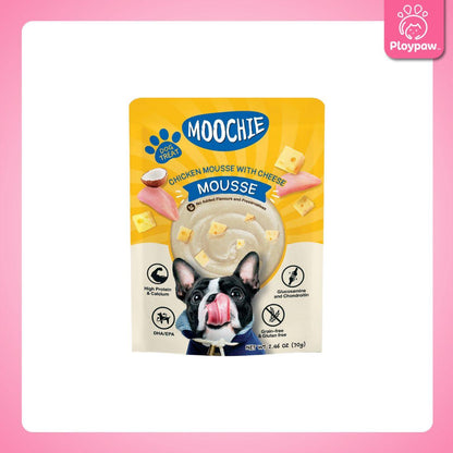 [ยกลัง 48 ซอง] Moochie อาหารเปียกสุนัข มูชี่ สูตร Complete&Balance Nutrition สารอาหารครบถ้วน ปราศจากธัญพืช ไมเ่ติมเกลือ สำหรับลูกสุนัขและสุนัขโต ขนาดซอง 85 กรัม(g.)