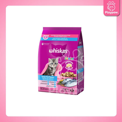 [1.1-1.2kg] Whiskas อาหารเม็ดแมว วิสกัส ขนาด 1.1-1.2 กิโลกรัม(kg.)