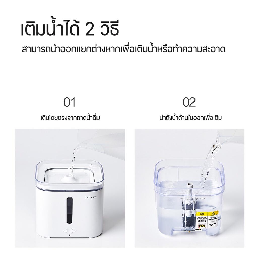 PETKIT Eversweet 2S ประกันศูนย์ไทย 1 ปี น้ำพุแมวอัตโนมัติ ขนาดความจุ 2 ลิตร