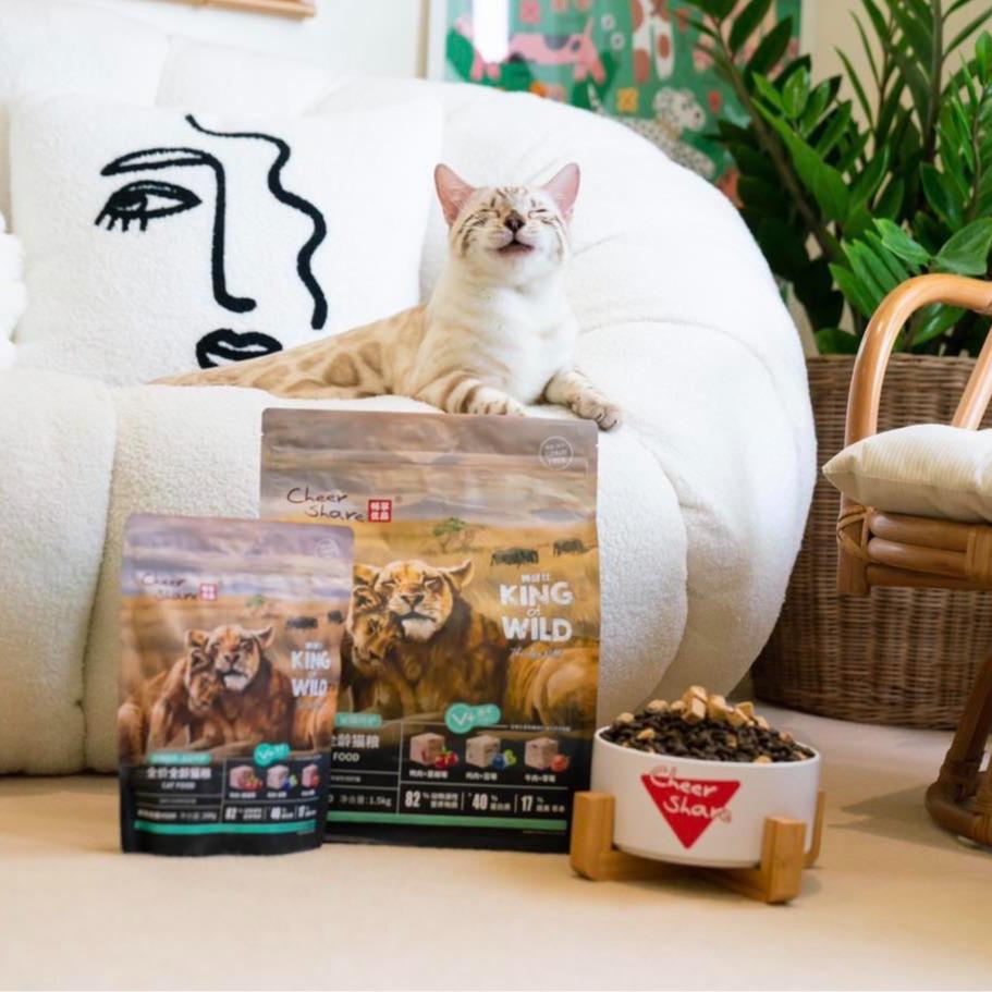 อาหารแมวเชียร์แชร์ Cheershare Holistic 3 กก. K-Lion ผสมฟรีซส์ดราย (ถุงแบ่งจาก 6 กก.)