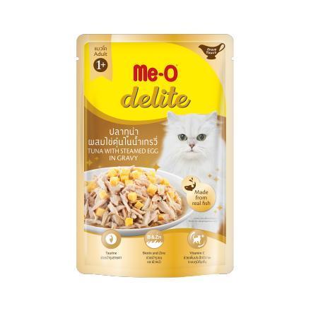 [ปลีก 1 ซอง] Me-O Delite อาหารแมวเปียก มีโอ ดีไลท์ ขนาด 70 กรัม(g)