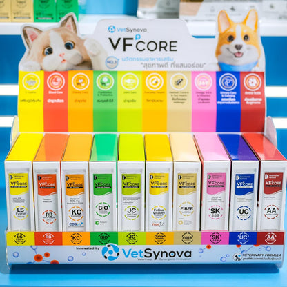 [ปลีก 1 ซอง] VF Core ขนมแมวเลีย วีเอฟพลัสคอร์ ขนมแมวเลีย ขนาดซอง 12กรัม