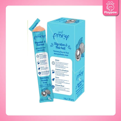 [ยกกล่อง 30 ซอง] Pramy แมวเลียพรามี่ วิตามินในรูปแบบแมวเลีย ขนาดซอง 14 กรัม