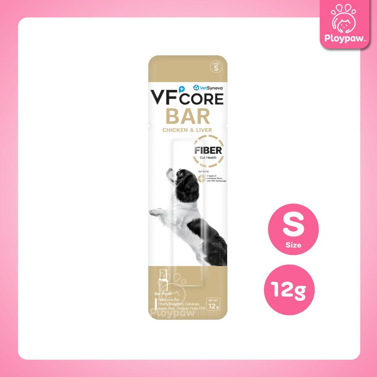 [ปลีก 1 ชิ้น] VF+Core Bar วิตามินบาร์ ขนมแท่งนิ่ม สำหรับสุนัข ทุกช่วงวัยขนาด 12-24 กรัม