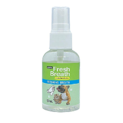 Mini Pet มินิเม็ท สเปรย์ลดกลิ่นปาก สำหรับสุนัข แมว 50 มล.(ml.)