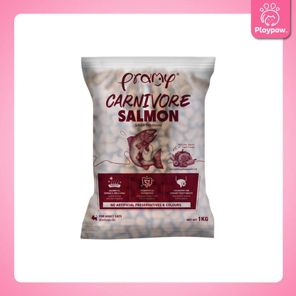 [ถุงแบ่งฯ 1kg.] อาหารเม็ดแมว พรามี่ Pramy Carnivore Premium + Gluten Free NON GMO พรามี่คานิวอร์ อาหารเม็ด ขนาด 1 กก.