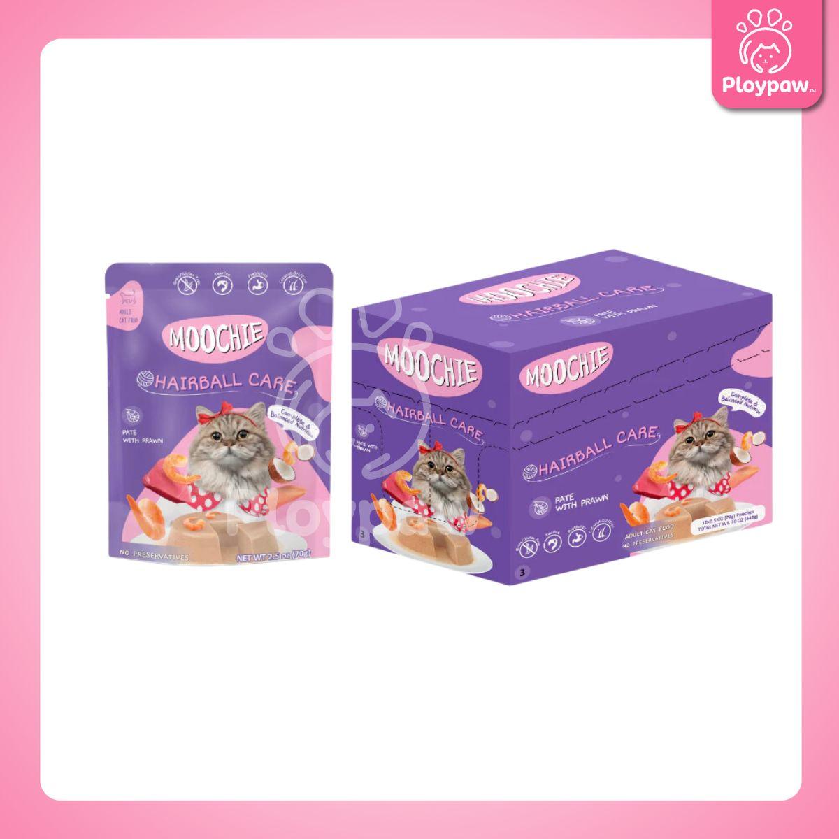 [ยกโหล 12 ซอง] Moochie Pouch มูชี่ อาหารเปียกแมว เพาซ์ 70 กรัม(g.)
