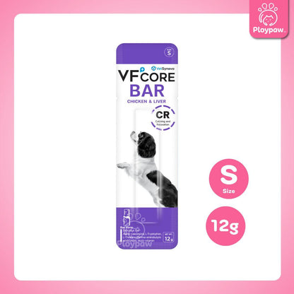 [ปลีก 1 ชิ้น] VF+Core Bar วิตามินบาร์ ขนมแท่งนิ่ม สำหรับสุนัข ทุกช่วงวัยขนาด 12-24 กรัม