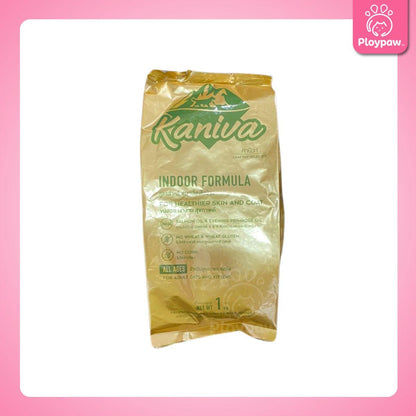 [ถุงแบ่ง 1 กก.] Kaniva อาหารแมวคานิว่า ปราศจากกลูเตน,ข้าวโพด,ขาวสาลี สำหรับแมวทุกช่วงวัย ทุกสายพันธุ์ ขนาด 1 กก.