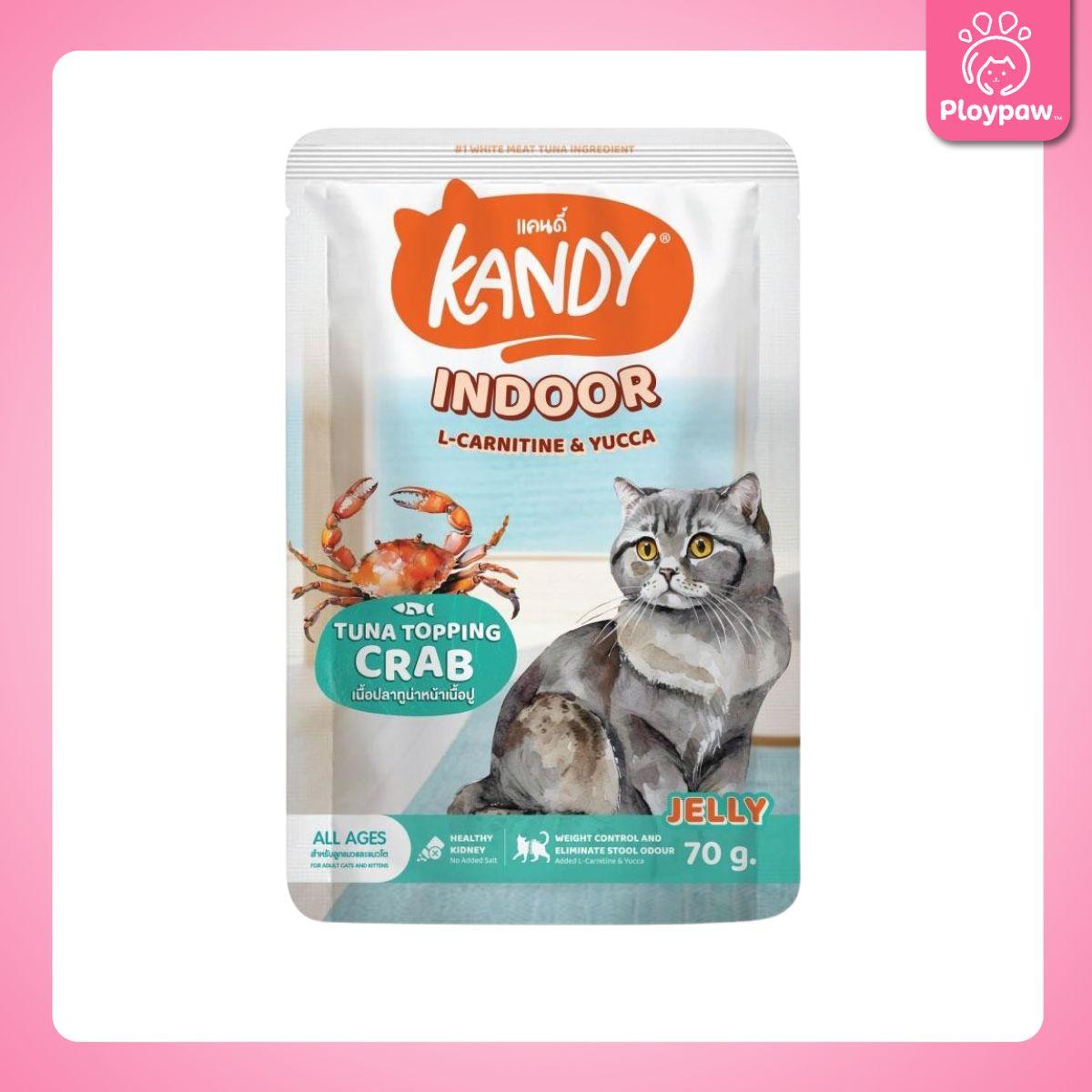[ปลีก 1 ซอง] Kandy Pouch อาหารเปียกแมว แคนดี้ ผลิตจากปลาเนื้อขาว ขนาดซอง 70 กรัม(g.)