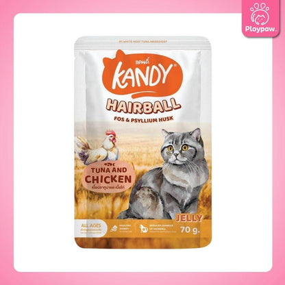 [ปลีก 1 ซอง] Kandy Pouch อาหารเปียกแมว แคนดี้ ผลิตจากปลาเนื้อขาว ขนาดซอง 70 กรัม(g.)