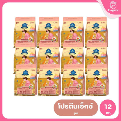 Buzz [ยกลัง 12 ถุง*1 กก.] Netura Holistic อาหารแมวบัซซ์ ขนาด 1 กก.(kg.) จำนวน 12 ถุง อาหารแมวโฮลิสติก เกรนฟรี อาหาร  แมว