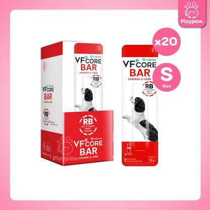 [ยกกล่อง] VF+Core Bar วิตามินบาร์ ขนมแท่งนิ่ม สำหรับสุนัข ทุกช่วงวัยขนาด 12-24 กรัม