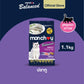 [1.1Kg.]Monchou Balance มองชู อาหารแมวแบบเม็ด สูตรบาลานซ์
