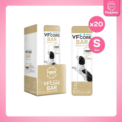 [ยกกล่อง] VF+Core Bar วิตามินบาร์ ขนมแท่งนิ่ม สำหรับสุนัข ทุกช่วงวัยขนาด 12-24 กรัม