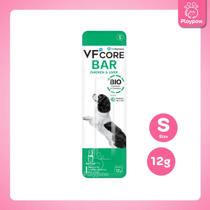 [ปลีก 1 ชิ้น] VF+Core Bar วิตามินบาร์ ขนมแท่งนิ่ม สำหรับสุนัข ทุกช่วงวัยขนาด 12-24 กรัม