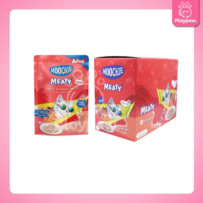 [ยกโหล 12 ซอง] Moochie Pouch มูชี่ อาหารเปียกแมว เพาซ์ 70 กรัม(g.)