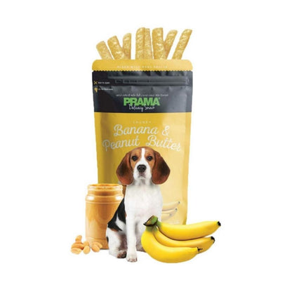 Prama พราม่า ขนมสุนัข Dog Snack ผลิตจากเนื้อไก่แท้ 50 - 70 กรัม