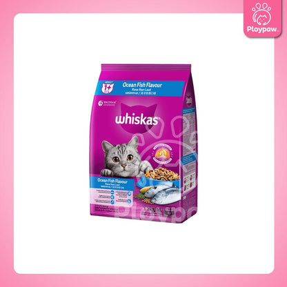 [1.1-1.2kg] Whiskas อาหารเม็ดแมว วิสกัส ขนาด 1.1-1.2 กิโลกรัม(kg.)
