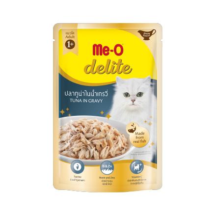 [ปลีก 1 ซอง] Me-O Delite อาหารแมวเปียก มีโอ ดีไลท์ ขนาด 70 กรัม(g)