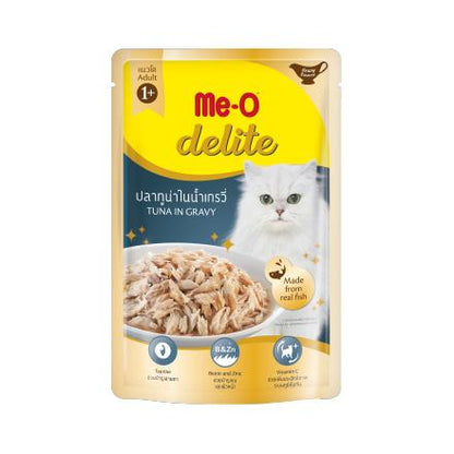[1 ซอง] Me-O Delite อาหารแมวเปียก มีโอ ดีไลท์ ขนาด 70 กรัม(g)