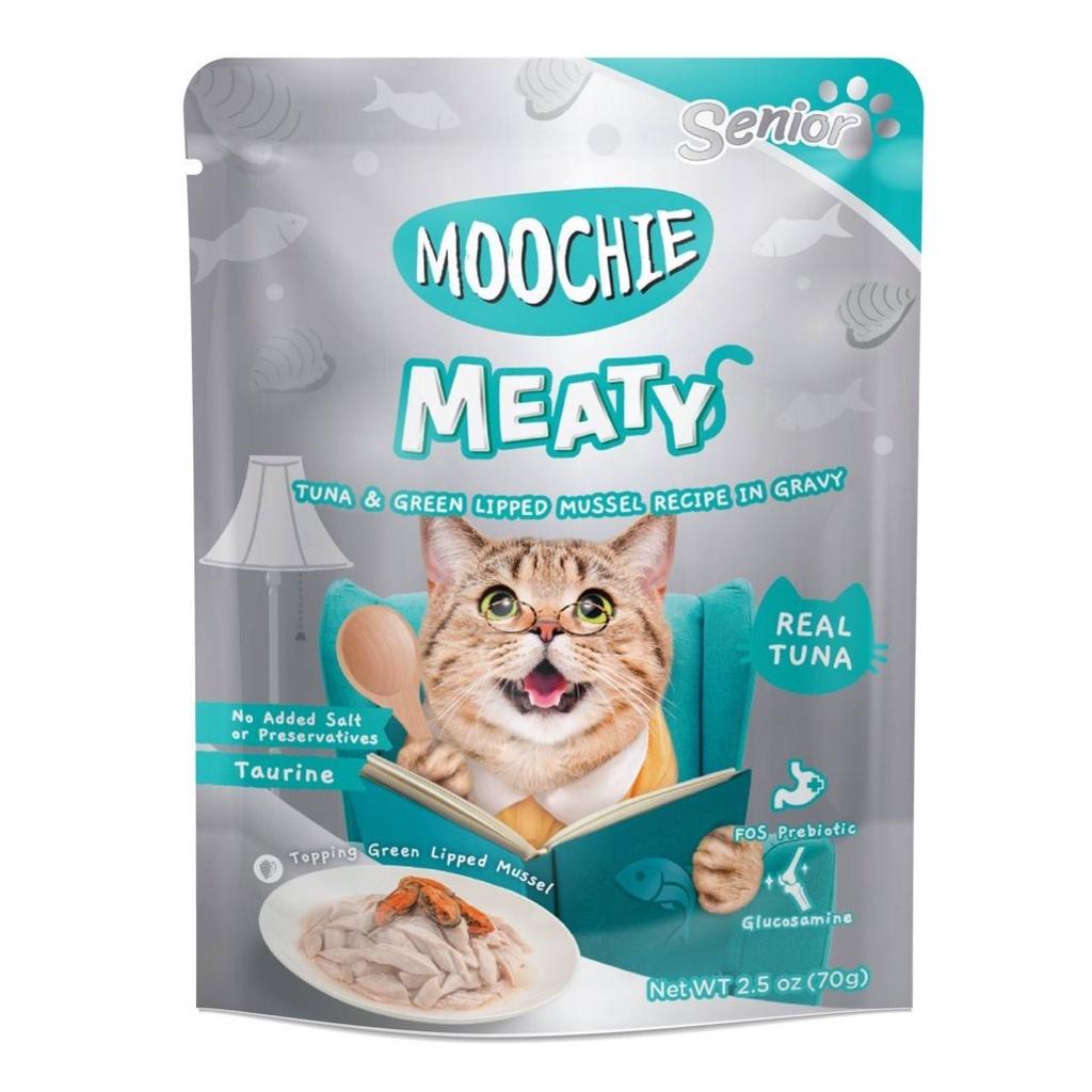 [ปลีก 1 ซอง] Moochie มูชี่ อาหารเปียกแมว เพาซ์ 70 กรัม(g.)