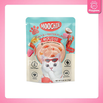 [ยกลัง 48 ซอง] Moochie Pouch มูชี่ อาหารเปียกแมว เพาซ์ 70 กรัม(g.)