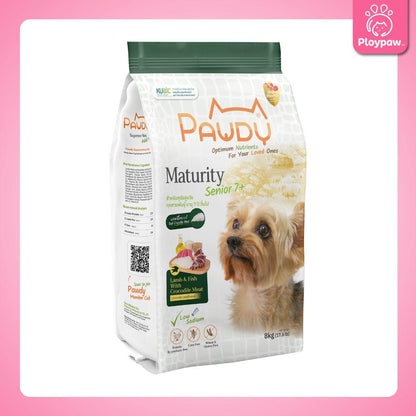 [ยกกระสอบ] Pawdy Holistic อาหารเม็ดสุนัข พอดี้ เกรดพรีเมี่ยม โฮลิสติก ไม่เค็ม ขนาด 6-8 กิโลกรัม