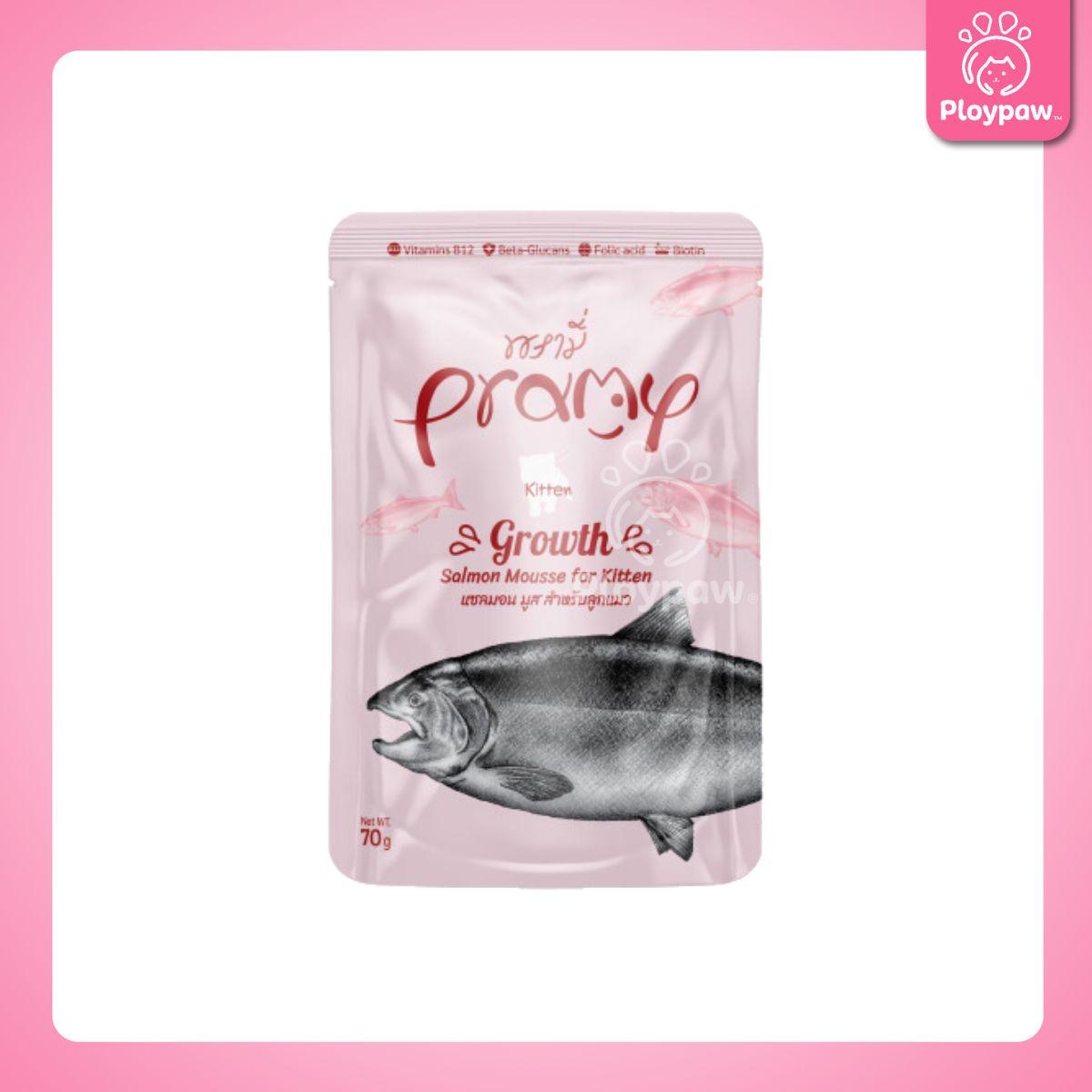 [ยกโหล 12 ซอง] Pramy Pouch Functional อาหารเปียกแมวพรามี่ ขนาดซอง 70 กรัม