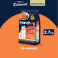 [2.7Kg.]Monchou Balance มองชู อาหารแมวแบบเม็ด สูตรบาลานซ์ ขนาด 2.7 กก.(Kg.)