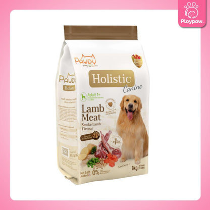 [ยกกระสอบ] Pawdy Holistic อาหารเม็ดสุนัข พอดี้ เกรดพรีเมี่ยม โฮลิสติก ไม่เค็ม ขนาด 6-8 กิโลกรัม