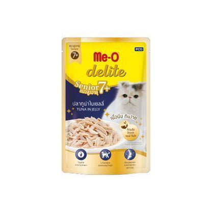 [ยกโหล 12 ซอง] Me-O Delite อาหารแมวเปียก มีโอ ดีไลท์ ขนาด 70 กรัม(g)