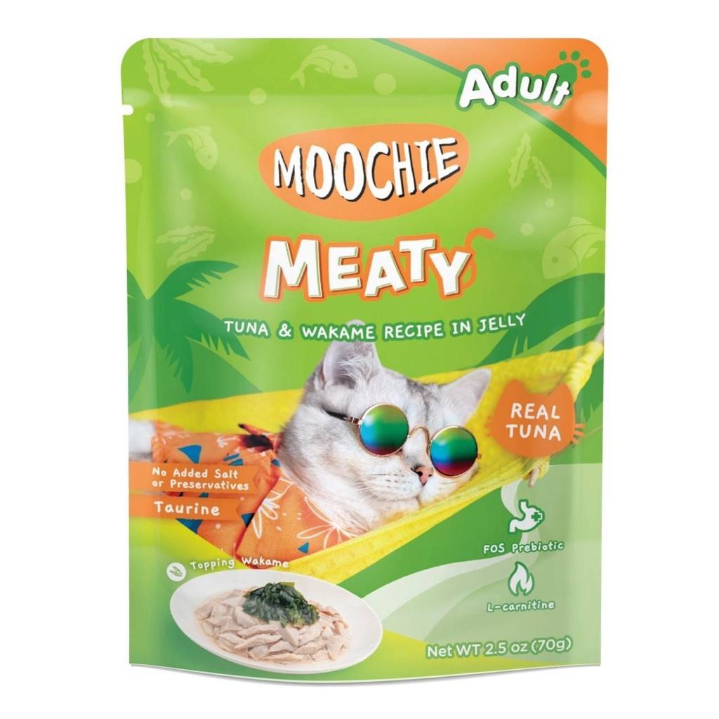 [ปลีก 1 ซอง] Moochie มูชี่ อาหารเปียกแมว เพาซ์ 70 กรัม(g.)