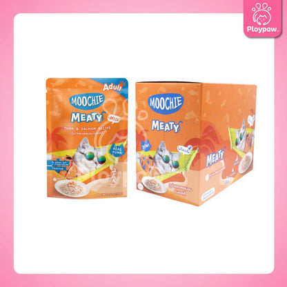 [ยกโหล 12 ซอง] Moochie Pouch มูชี่ อาหารเปียกแมว เพาซ์ 70 กรัม(g.)