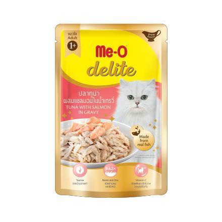 [ปลีก 1 ซอง] Me-O Delite อาหารแมวเปียก มีโอ ดีไลท์ ขนาด 70 กรัม(g)