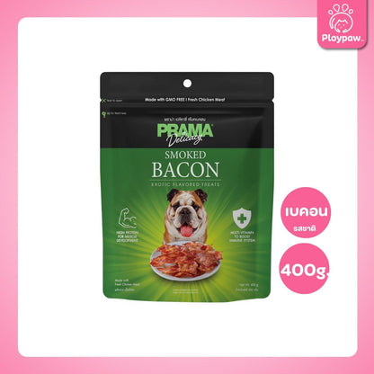 [ยกลัง 6 แพ็ค] PRAMA Delicacy Snack พราม่า เดลิคาซี่ สแน็ค ขนมสุนัข ผลิตจากเนื้อไก่สด