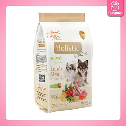 [ยกกระสอบ] Pawdy Holistic อาหารเม็ดสุนัข พอดี้ เกรดพรีเมี่ยม โฮลิสติก ไม่เค็ม ขนาด 6-8 กิโลกรัม