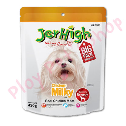 Jerhigh Stick ขนมสุนัข เจอร์ไฮ ถุงใหญ่ ขนาด 400-420 กรัม