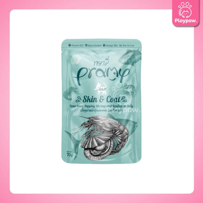 [ยกโหล 12 ซอง] Pramy Pouch Functional อาหารเปียกแมวพรามี่ ขนาดซอง 70 กรัม
