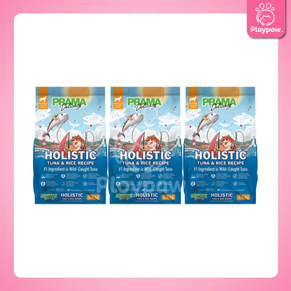 [แพ็ค 3 ถุง*1.2 kg.] PRAMA Holistic อาหารสุนัข พราม่า อาหารสุนัขสูตรครบถ้วนโปรตีนสูง ปราศจากกลูเตน ขนาดถุง 1.2 กก.(kg.) จำนวน 3 ถุง