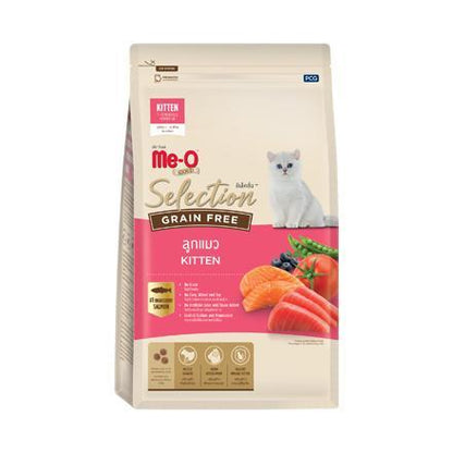 [400g] Me-O Gold Selection Grainfree อาหารแมวมีโอโกลด์ซีเล็คชั่น เกรนฟรี ขนาด 400ก. สำหรับลูกแมวและแมวโต