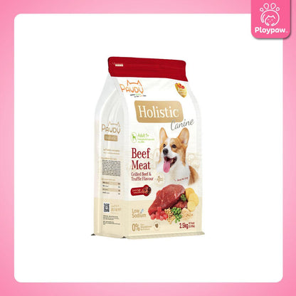 [L] Pawdy Holistic อาหารเม็ดสุนัข พอดี้ เกรดพรีเมี่ยม โฮลิสติก ไม่เค็ม ขนาด 2.5 กิโลกรัม
