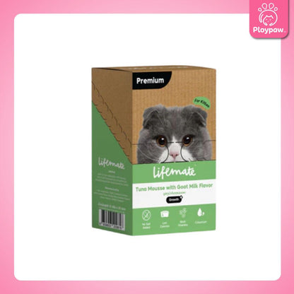 [ยกกล่อง 25 ซอง] Lifemate Cat Mousse Creamy ขนมแมวเลีย ไลฟ์เมท ขนาดซอง 12 กรัม(12g.)