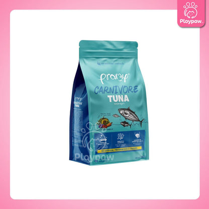 [ถุงแพ็คเกจ 1kg.] อาหารเม็ดแมว พรามี่ Pramy Carnivore Premium + Gluten Free NON GMO พรามี่คานิวอร์ อาหารเม็ด ขนาด 1 กก.