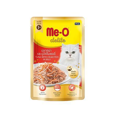 [ปลีก 1 ซอง] Me-O Delite อาหารแมวเปียก มีโอ ดีไลท์ ขนาด 70 กรัม(g)