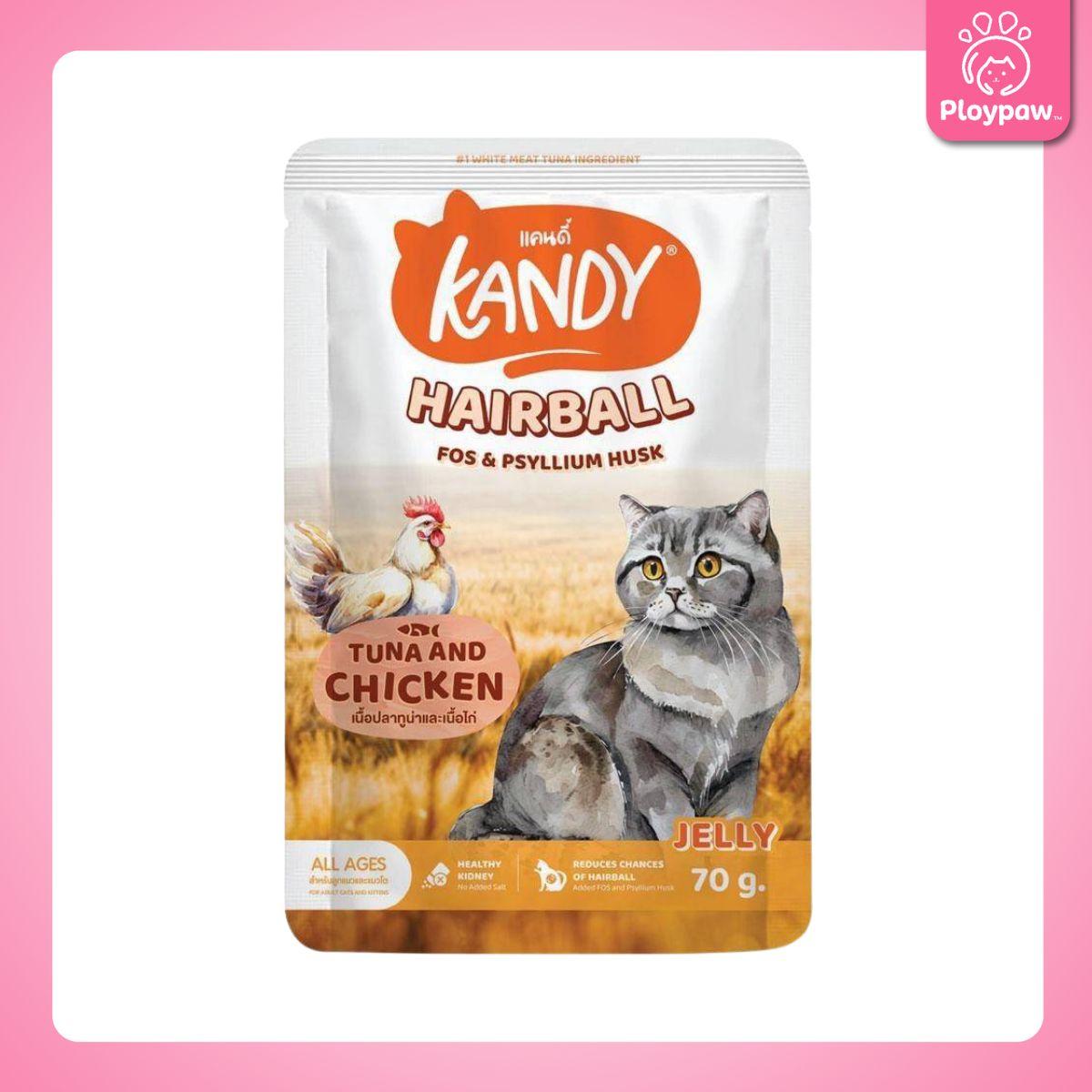 [ปลีก 1 ซอง] Kandy Pouch อาหารเปียกแมว แคนดี้ ผลิตจากปลาเนื้อขาว ขนาดซอง 70 กรัม(g.)